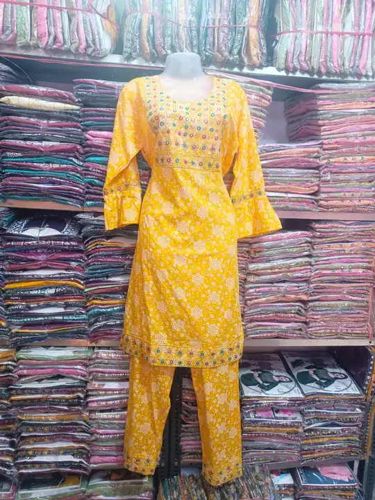 Cotton pant kurti uploaded by business on 12/10/2023