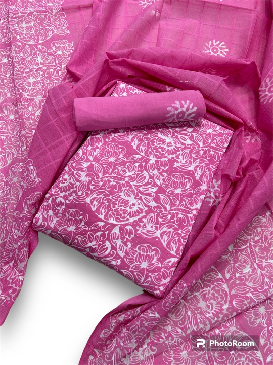Hand Block Print Cotton Suit uploaded by Star Batik Print on 12/10/2023
