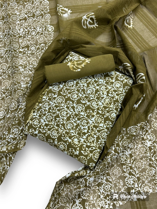 Hand Block Print Cotton Suit uploaded by Star Batik Print on 12/10/2023