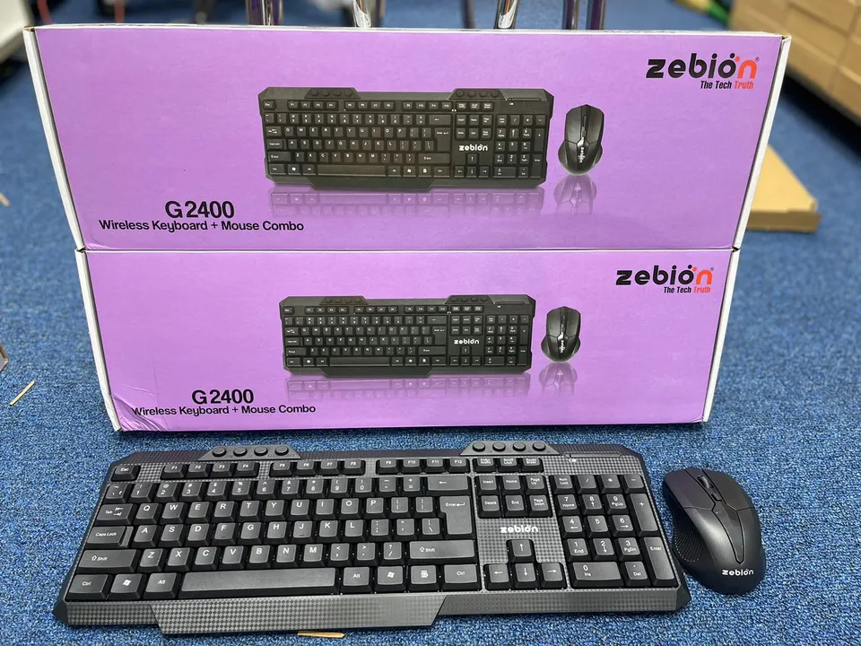 Zebion Original wireless Gaming keyboard / Mouse Set uploaded by SAFAL TELECOM on 12/11/2023