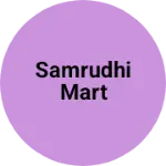 Business logo of Samrudhi Mart