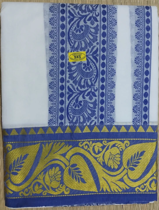 Embossed cotton dhoties  uploaded by BHASKAR TEXTILE on 12/12/2023