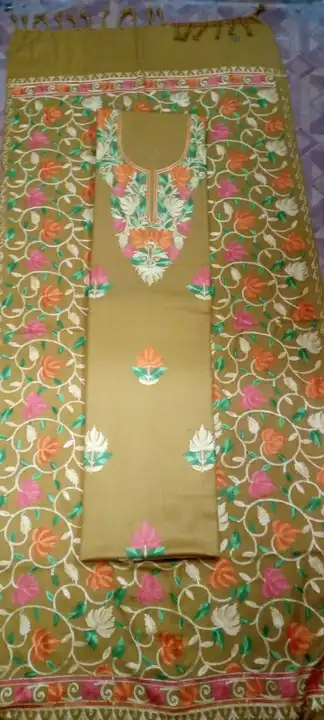 Pure pashmina suits uploaded by Ludhiana hoaiery on 12/12/2023