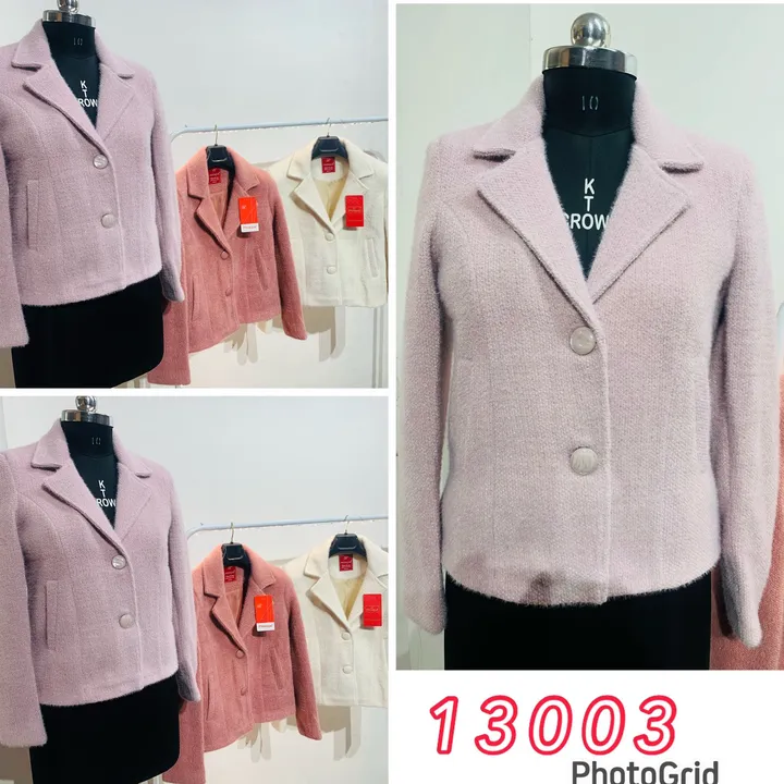 Post image Ladies Woolen Blazer 🧥
Size-M L XL
Fabric -Imported
Price-1095/-
