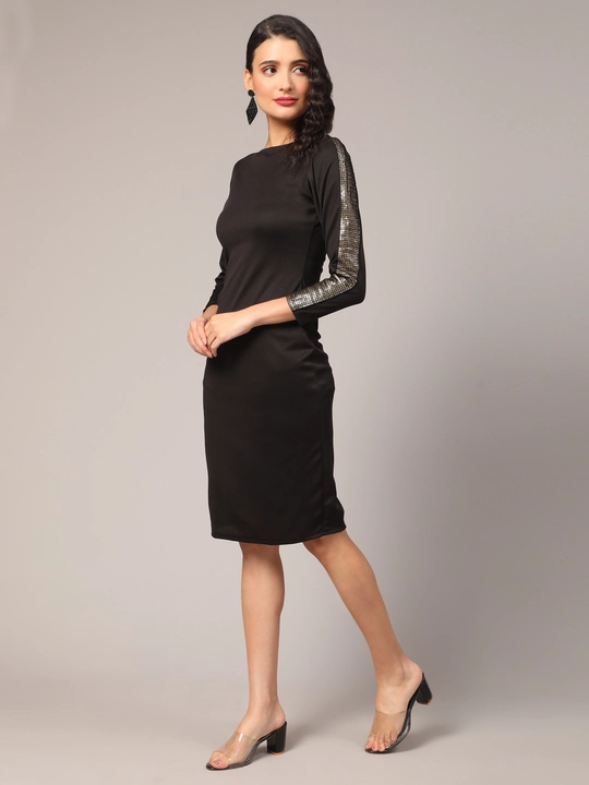 Boat-Neck Bodycon Dress uploaded by VAIDEHI SUPER STORE VAIDEHI SUPER STORE on 12/12/2023