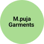 Business logo of M.Puja Garments
