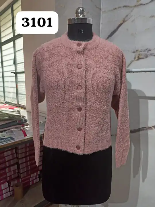 Ladies Woolen Cardigan 
Single Piece Available  uploaded by KR textile sweater manufacture on 12/12/2023