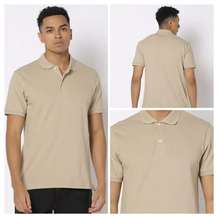 Beige Polo Tshirt  uploaded by business on 12/12/2023