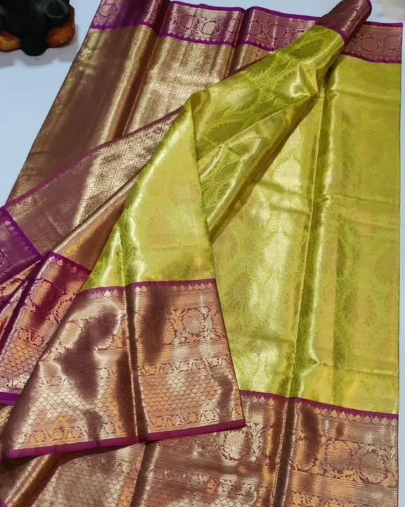 Tissue silk saree uploaded by Alim fabrics on 12/12/2023