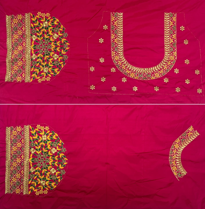 Ganga Pattu blouse piece uploaded by Dk creation on 12/12/2023