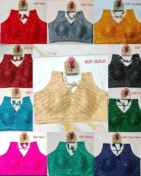 Pagdi Thread Work Blouse uploaded by business on 12/12/2023