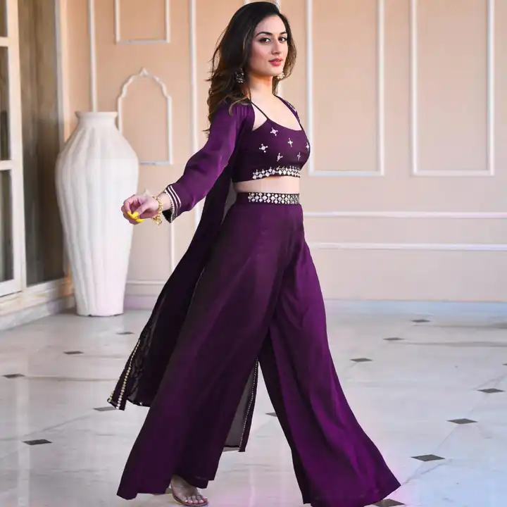 Sharara koti with top  uploaded by business on 12/13/2023