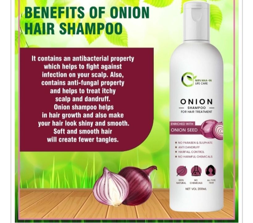 Onion sheed shampoo uploaded by business on 3/24/2021
