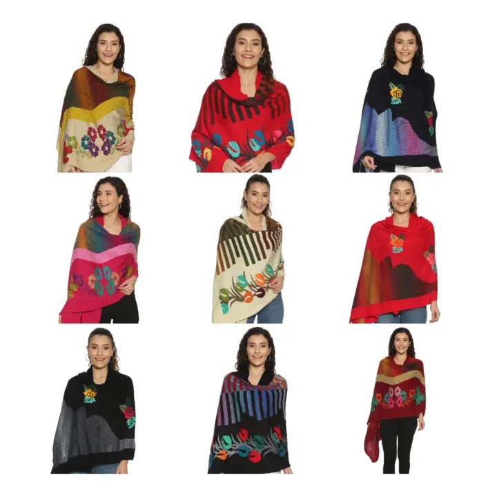 Ladies Woolen Stole  uploaded by KR textile sweater manufacture on 12/13/2023