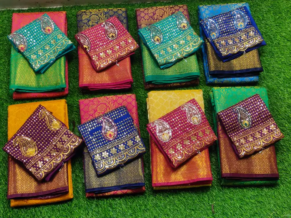 Banarashi blouse  uploaded by Shree kamdhenu textile on 12/13/2023