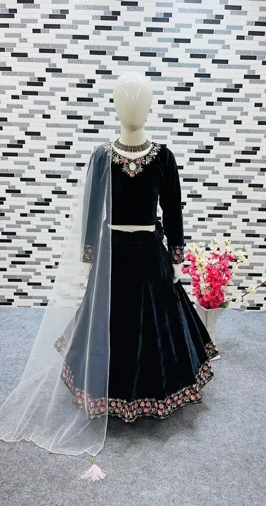 Girls velvet dress  uploaded by MAHADEV FASHION on 12/13/2023