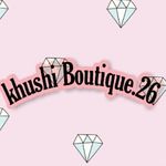 Business logo of Khushi Boutique. 26