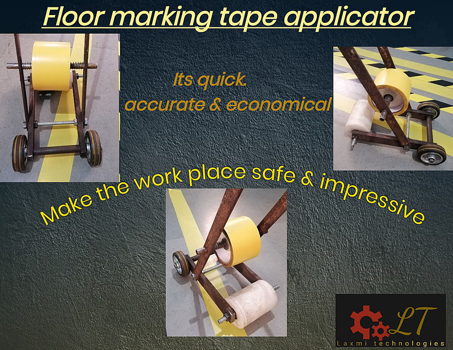 Floor marking tape applicator uploaded by Laxmi engineering works on 7/18/2020