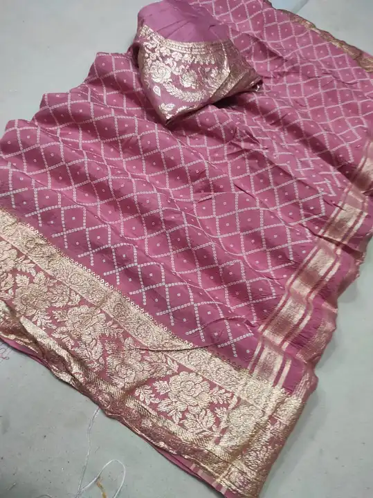 Pure dola fabric  uploaded by Pooja saree on 12/13/2023