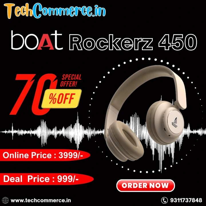 Post image boAt Rockerz 450 Bluetooth On Ear Headphones with Mic, Upto 15 Hours Playback
#Onlineprice Rs.3999/-
#specialoffer only Rs.999/-
Click to Buy

https://bit.ly/47R3xHC

#boat #headphones #music #earphones #bluetooth #headphone #wireless #audio #wirelessheadphones #headset #earbuds #bluetoothheadphones #earphone #techgadgets #tech #sound #technology #hifi #samsung #speaker #headphonebluetooth #bhfyp #headsetbluetooth #electronics #speakers #mobileaccessories #fashion #musiclover #gaming #bass #electronics