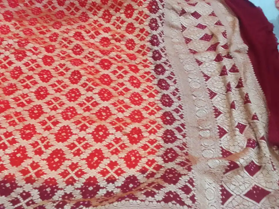 Pure shiffon bandhej dupatta uploaded by Ajaz textiles on 12/13/2023