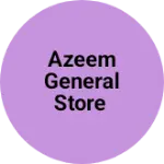 Business logo of Azeem general store