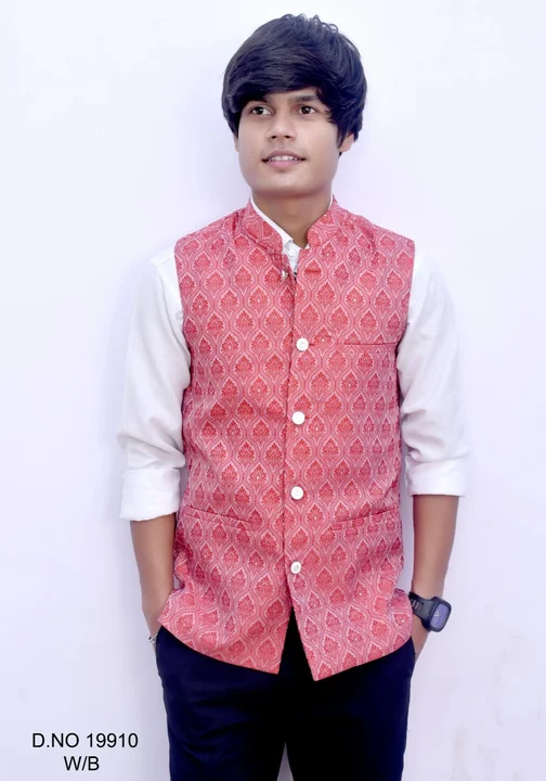 Post image Article:  Nehru Jacket

Fabric Heavy Jacquard
 
Size  XS ,S ,M ,L ,XL ,XXl