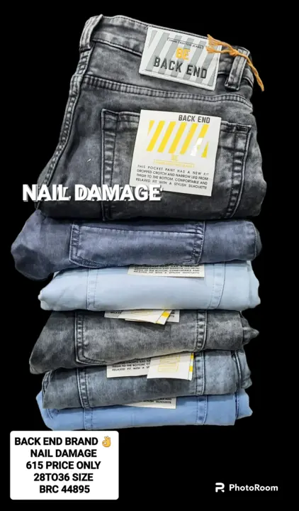 RS 554 ONLY POWER LYCRA JEANS NAIL DAMAGE & PLANE AVAILABLE 28TO36 SIZE & SPECIAL SIZE AVAILABLE  uploaded by business on 12/13/2023