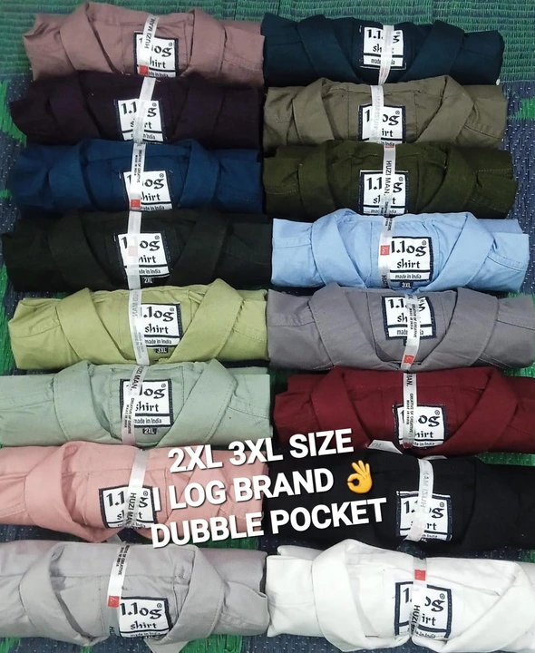 RS 365 ONLY DUBBLE POCKET CARGO SHIRTS SIZE M L XL & 2XL 3XL  I LOG BRAND  uploaded by swami leela shah traders pimpri pune on 12/14/2023