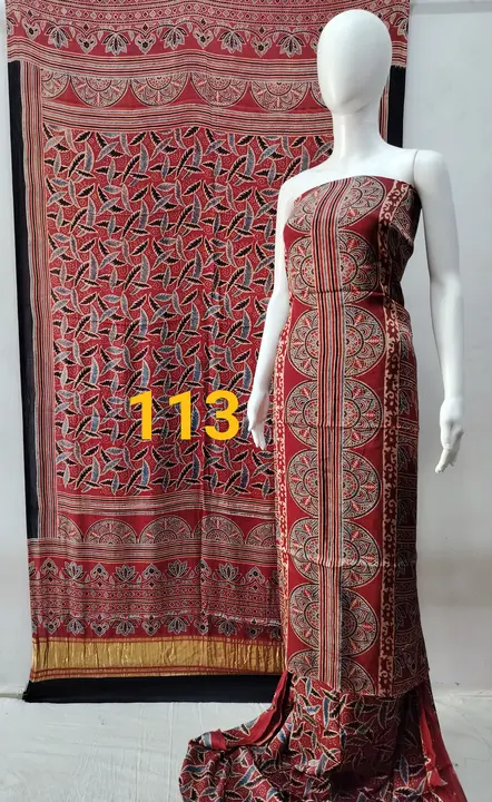 Product uploaded by S.A AJARAKH HEND BALOCK PARINT SAREE on 12/14/2023