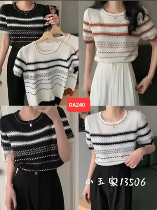 Korean girl tshirt  uploaded by Maa Karni Fashion on 12/14/2023
