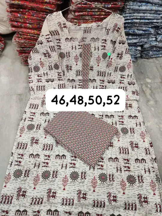 Rayon Plus size kurti pant sets  uploaded by Shree Shyam Fashion on 12/14/2023