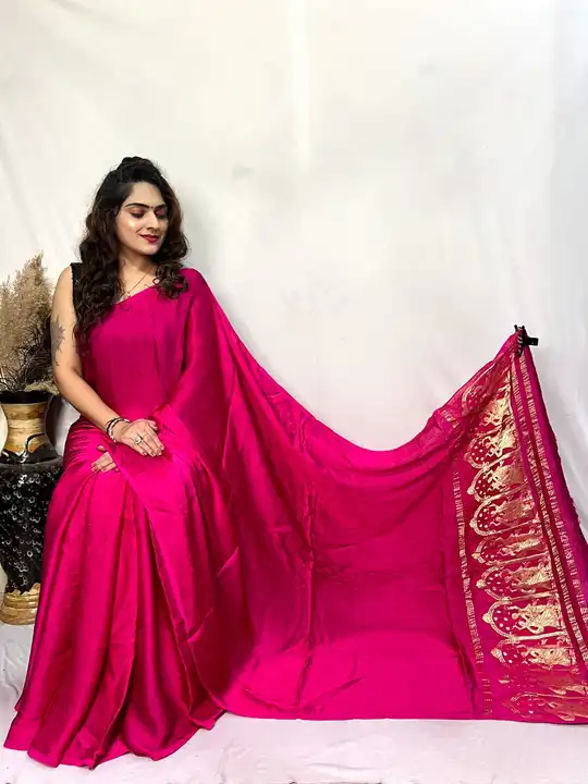 Modal   silk  naksi  pallu  saree    uploaded by business on 12/14/2023