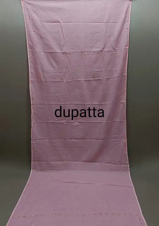 Two peace 
Fabric- kota doriya
Length- 5.5 meter 
Kurti +dupatta 
Ring work + mukeshwork Dyblecolour uploaded by Msk chikan udyog on 12/14/2023