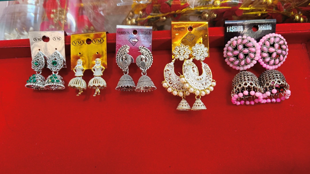 Earrings stock out sale uploaded by Krishna collection on 12/14/2023