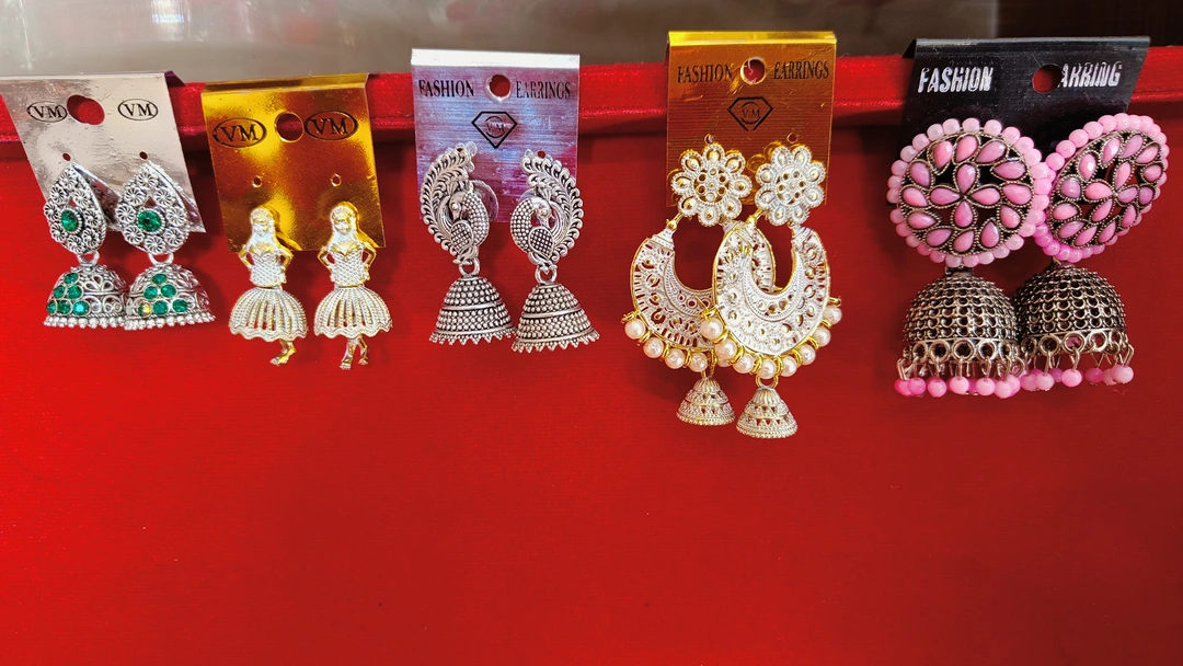 Earrings stock out sale uploaded by Krishna collection on 12/14/2023