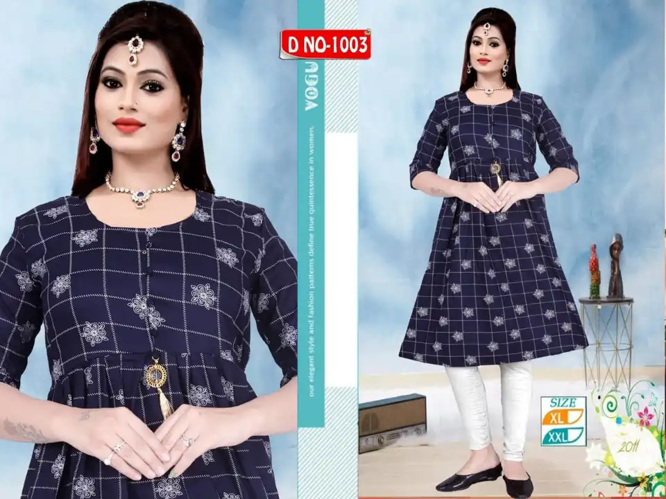 Rayon kurti uploaded by S. S. Selection on 12/14/2023