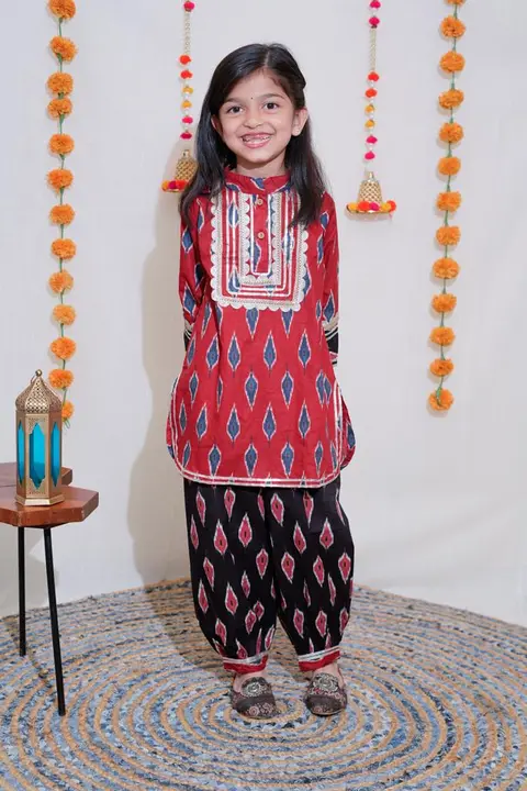 Pure Cotton Kurta Pyjama Set for Girls  uploaded by Mahalakshami Enterprises (Majestykart) on 12/14/2023
