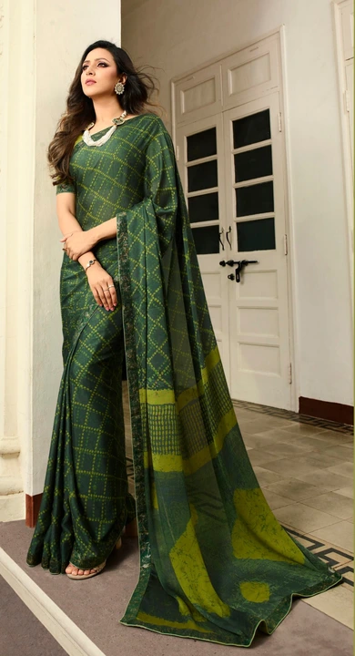 Simple saree uploaded by Maa Creation. on 12/14/2023