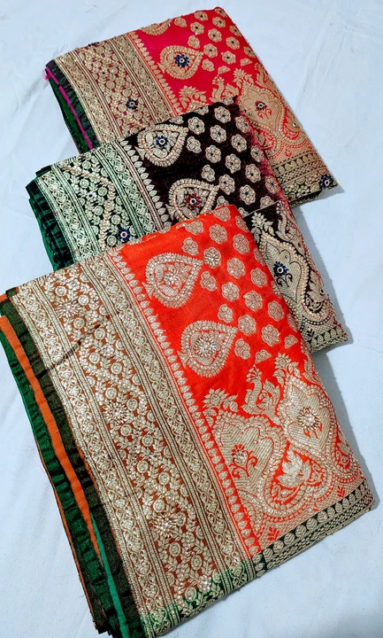 BRIDE SAREE uploaded by Manufacture of banarasi fancy sarees  on 12/14/2023