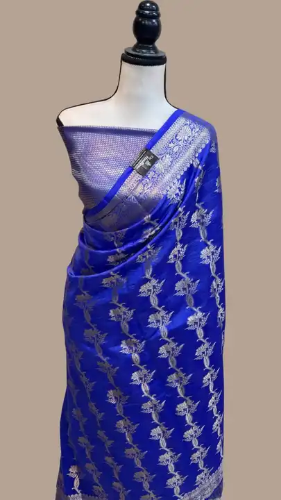 Post image Banarsi dayble semi gorjatt soft silk sarees heavy quality soft fabric fancy dizain