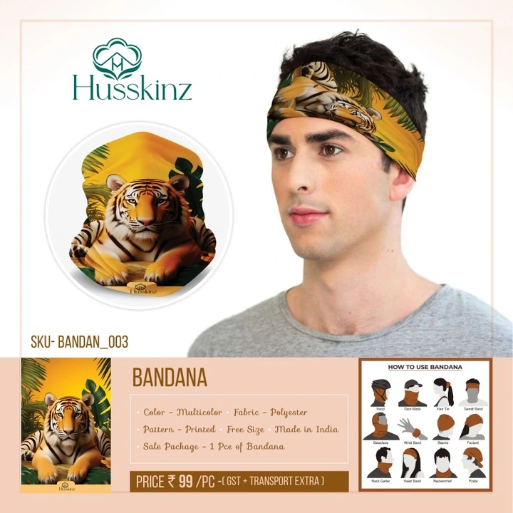 Ultimate Comfort and Style: Trendy Bandana Headwear for Every Occasion uploaded by business on 12/15/2023