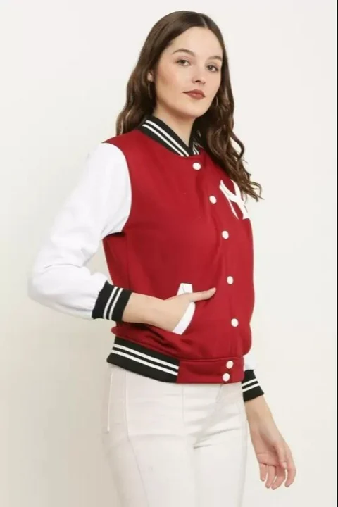 Post image I want 1-10 pieces of Ladies versity jacket at a total order value of 5000. Please send me price if you have this available.