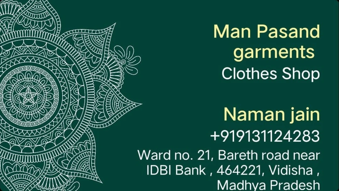Post image Man pasand garments  has updated their profile picture.