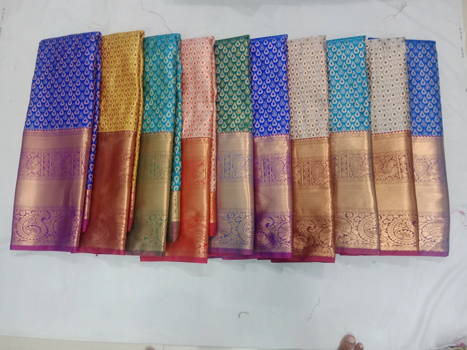 Kanchi pattu silk sarees  uploaded by Manasa pattu silk sarees on 12/16/2023