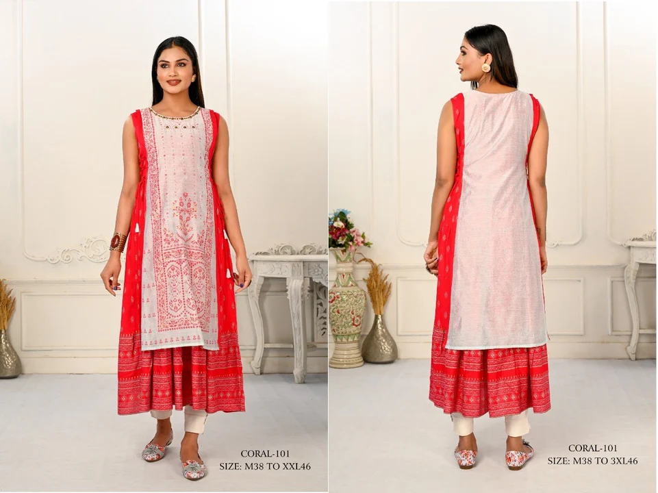 Readymade jacket Kurtis 24 design available in single piece  uploaded by New Chennai saree  on 12/16/2023