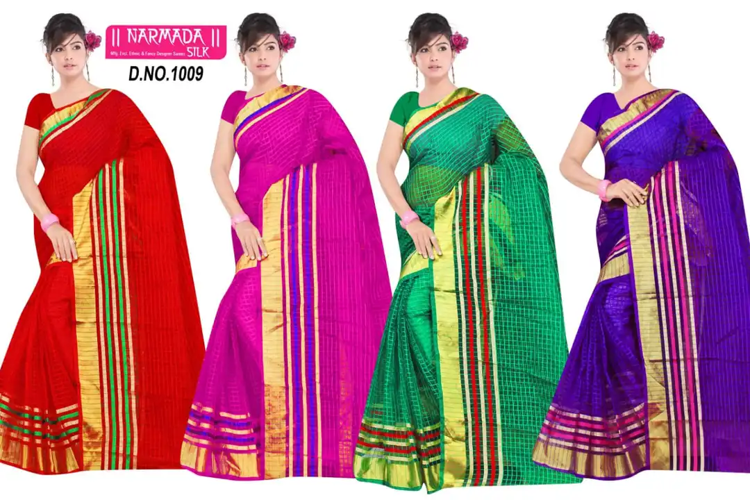 Low price low quality saree uploaded by NARMADA SILK on 12/16/2023