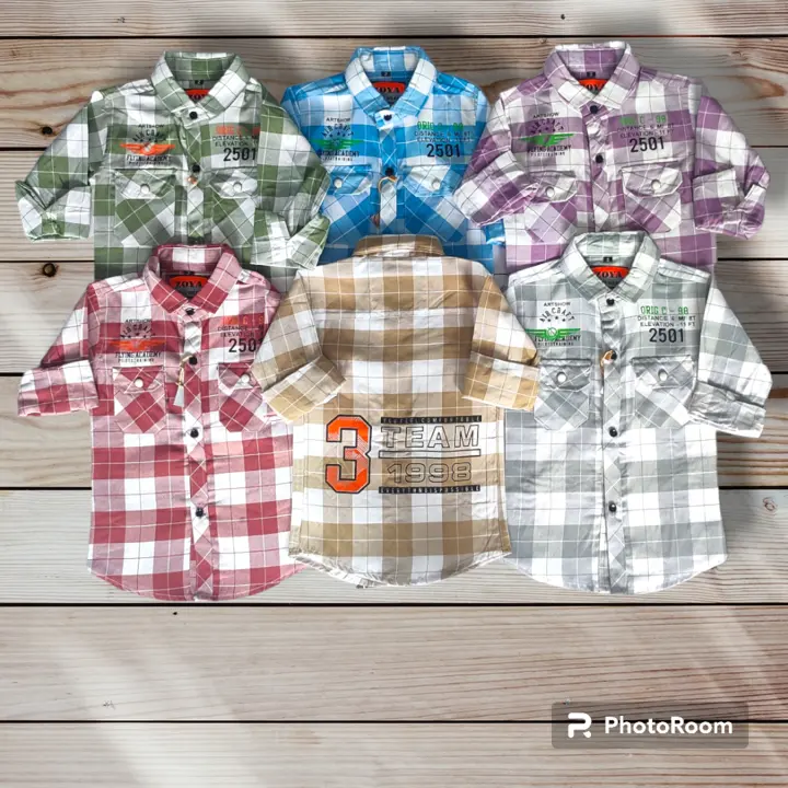 Double pocket fancy shirt for kids uploaded by business on 12/16/2023