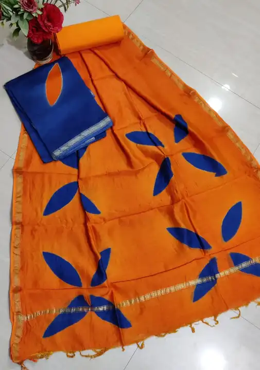 Chanderi silk suit  uploaded by The print house  on 12/16/2023