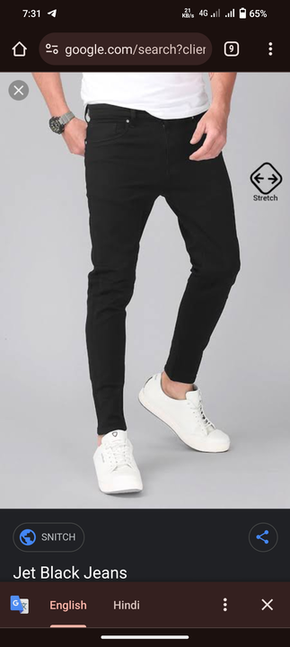 Post image I want 1-10 pieces of Men's Jeans at a total order value of 5000. I am looking for Jet black . Please send me price if you have this available.